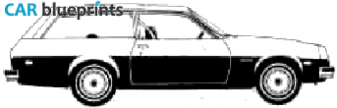 1976 Chevrolet Monza Wagon blueprint