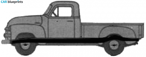 1954 Chevrolet Pick-up 3104 Pick-up blueprint