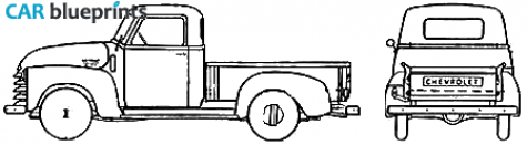 1948 Chevrolet Pick-up 3104 Truck blueprint