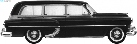 1953 Chevrolet Townsman Station Wagon blueprint