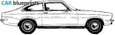 1971 Chevrolet Vega Hatchback Coupe blueprint