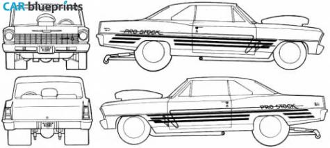 1966 Chevrolet Nova Street Machine Coupe blueprint