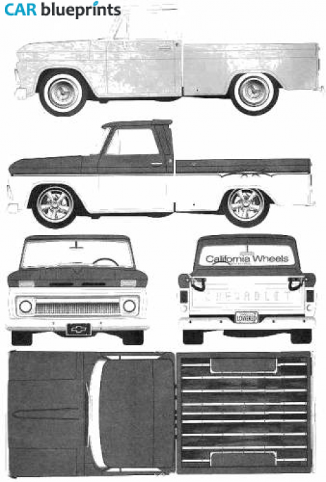 1964 Chevrolet  Pick-up blueprint