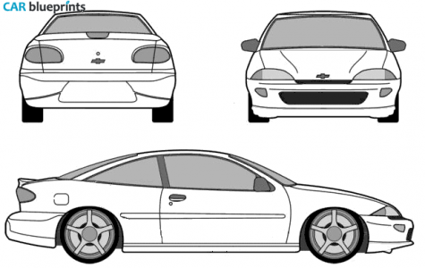 1995 Chevrolet Cavalier III Coupe blueprint