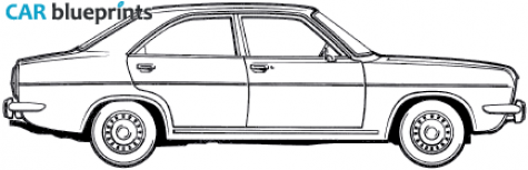 1973 Chrysler 180 Sedan blueprint