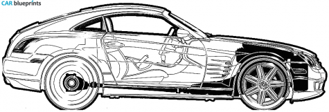 2004 Chrysler Crossfire Coupe blueprint