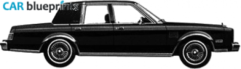 1983 Chrysler New Yorker 4-door Sedan blueprint