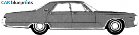 1970 Chrysler Newport 4-door Sedan blueprint