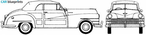 1948 Chrysler Town and Country Wagon blueprint