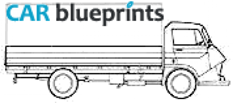 1965 Citroen 600 MWB Truck blueprint