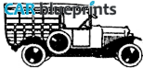 1923 Citroen B2 Boulangere Truck blueprint