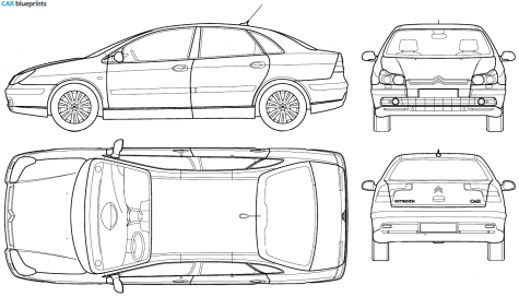 2006 Citroen C5 Hatchback blueprint