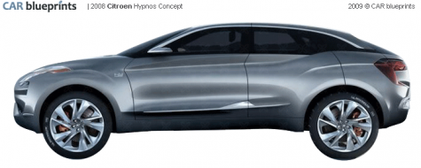 2008 Citroen Hypnos SUV blueprint