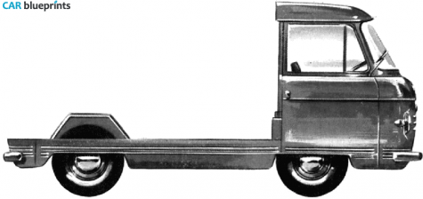 1968 Commer FC Chassis Truck blueprint