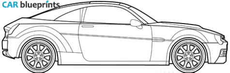 2006 Connaught Type D H Coupe blueprint