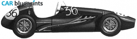 1953 Cooper Alta T24 F1 OW blueprint