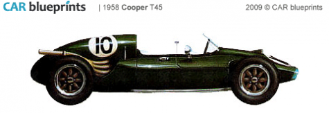 1958 Cooper T45 F1 OW blueprint