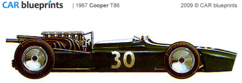 1967 Cooper T86 F1 OW blueprint