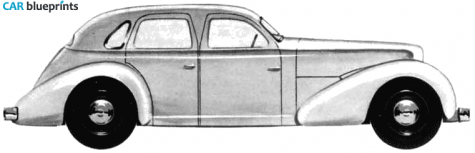 1935 Cord Prototype Sedan blueprint