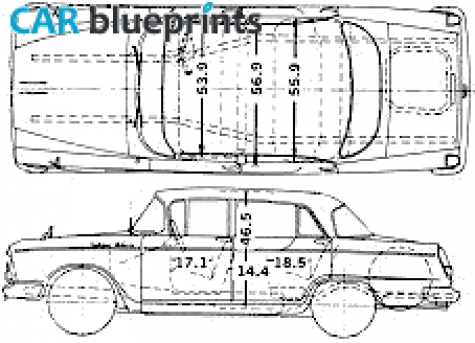 1962 Datsun Cedric 1900 LG31 Sedan blueprint