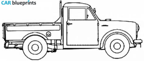 1956 Datsun 122 Pick-up blueprint