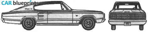 1967 Dodge Charger Coupe blueprint