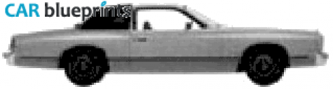 1975 Dodge Charger Special Edition 2-door Hardtop Coupe blueprint