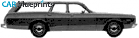 1975 Dodge Coronet crestwood Wagon blueprint