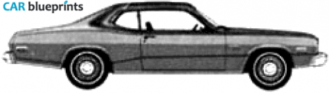 1974 Dodge Dart Sport Coupe blueprint