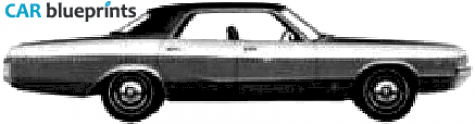 1972 Dodge Monaco Hardtop Sedan blueprint