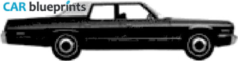 1975 Dodge Monaco 4-door Sedan blueprint