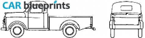 1948 Dodge Truck Pick-up blueprint