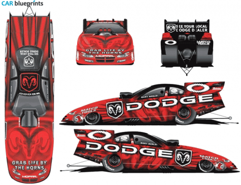 2005 Dodge Stratus Dragster Coupe blueprint