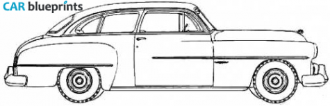 1951 Dodge Wayfarer Club Sedan blueprint