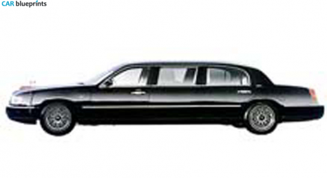 2008 FAW Hongqi Limousine blueprint