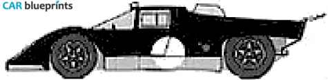 1971 Ferrari 512M Le Mans Coupe blueprint