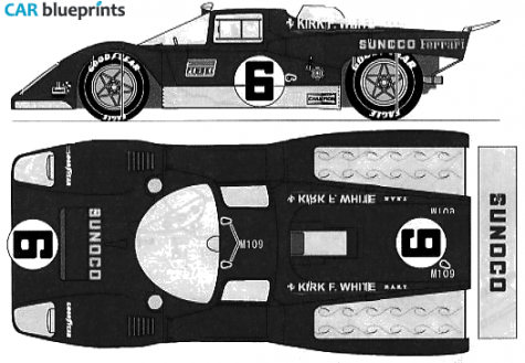 1971 Ferrari 512 M Le Mans Coupe blueprint