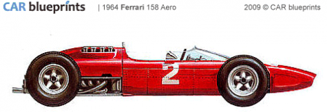 1964 Ferrari 158 Aero F1 OW blueprint