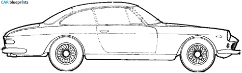 1964 Ferrari 330 GT 2+2 Coupe blueprint