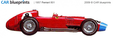 1957 Ferrari 801 OW blueprint