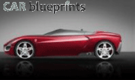 Ferrari  Roadster blueprint