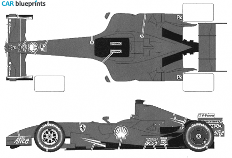 2007 Ferrari F2007 F1 OW blueprint