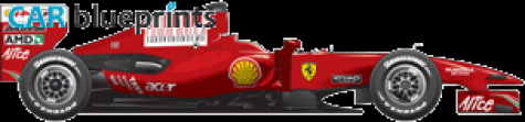 2009 Ferrari F2009 F1 OW blueprint