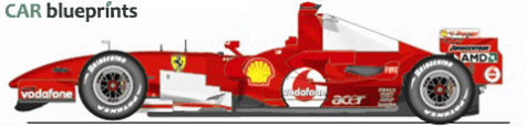 2006 Ferrari F248 F1 OW blueprint