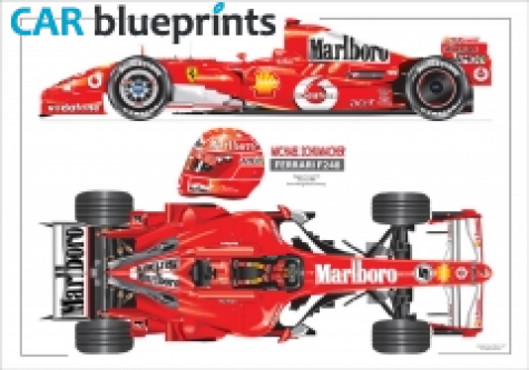 2006 Ferrari F248 F1 OW blueprint