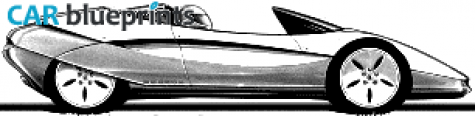 1988 Ferrari F90 Targa blueprint
