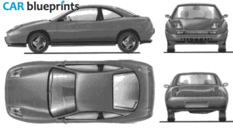 1995 Fiat Coupe Coupe blueprint