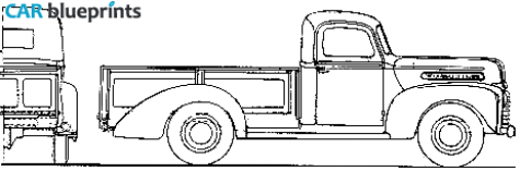 1946 Ford 1 ton Pick-up blueprint