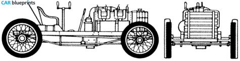 1904 Ford 999 Cabriolet blueprint