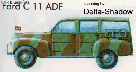 1941 Ford C11 ADF SUV blueprint